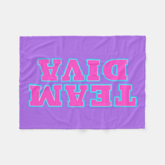 Team Diva Fleece Blankets (Voorkant (Horizontaal))