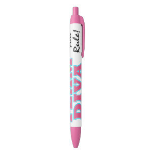 TEAM DIVA - "U Rule!" Inktpennen Zwarte Inkt Pen