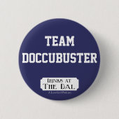 Team Doccubuster Ronde Button 5,7 Cm (Voorkant)