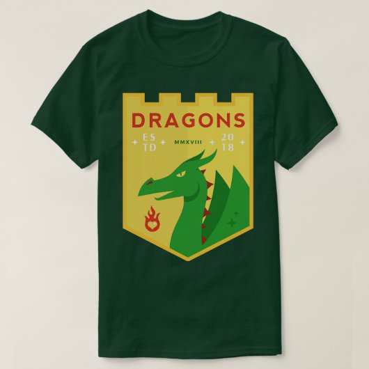 Team Dragon T-shirt (Design voorkant)