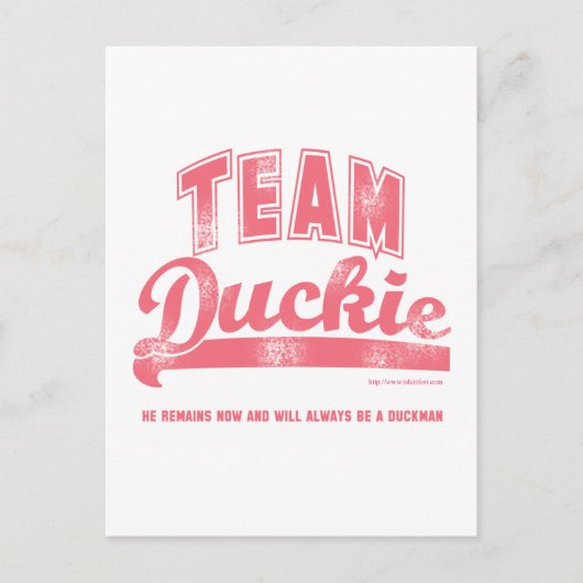 Team Duckie Briefkaart (Voorkant)