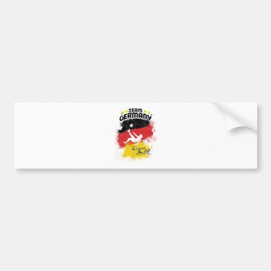 team duitsland bumpersticker (Voorkant)