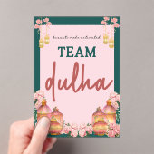team dulha acryl uitnodigingen (Insitu (Draagbaar))