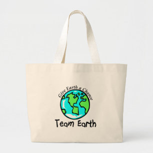 Team Earth Grote Tote Bag