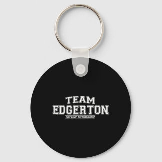 Team Edgerton _ Trots Familie Achternaam Sleutelhanger