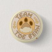 Team Eevee Toe Beans Ronde Button 3,2 Cm (Voorkant)