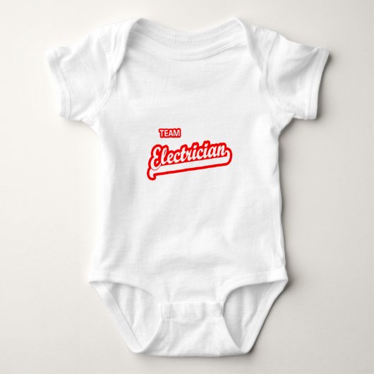 Team Elektricien Romper (Voorkant)