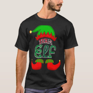Team Elf Family Group Matching met Kerstmis Pajama T-shirt