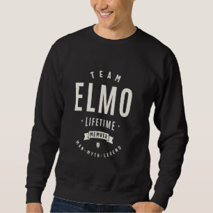 Team Elmo Levenslang Lid Grappige Naam Elmo Trui