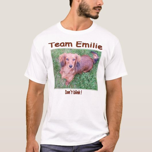 Team Emilie T-shirt Design (Voorkant)