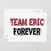 Team Eric Forever Briefkaart (Voorkant / Achterkant)