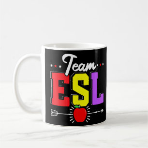 Team ESL Engels als tweede taal online lesgeven Koffiemok