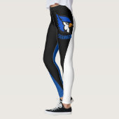 Team & Fan Royal Blue/Black/White Mascot Leggings (Links)