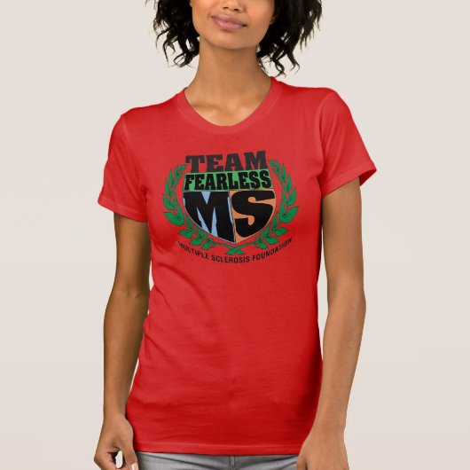 Team Fearless MS Women's T-shirt (Voorkant)