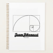 Team Fibonacci (Fibonacci Spiral) Planner (Voorkant)