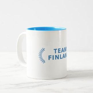 Team Finland Tweekleurige Koffiemok