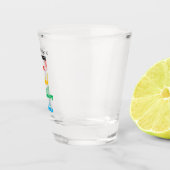 Team FLORES - Feiten, Logica, Realiteit, Wetenscha Shot Glas (Rechts)