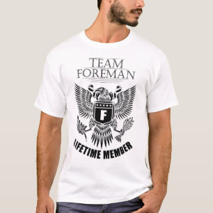 Team Foreman Levenslang lid T-shirt