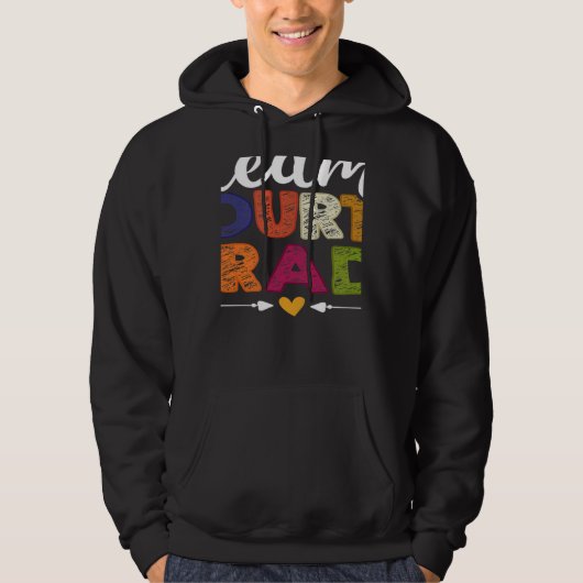 Team Fourth Grade Teacher Students Back To School  Hoodie (Voorkant)