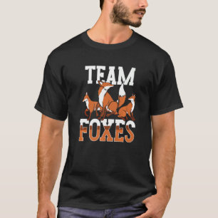 Team Foxes Gezegden Diervos T-shirt