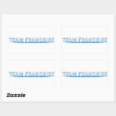 Team Franchise Witte Sticker (Vel)