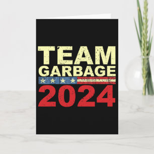 Team Garbyge Voor Trump Verkiezingen Stem Op Trump Kaart