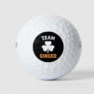Team Gember Rode Kop Grappige Ierse St. Patrick's  Golfballen