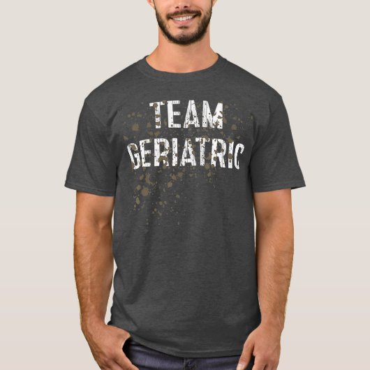 Team Geriatric Funny Mud Run T-shirt (Voorkant)