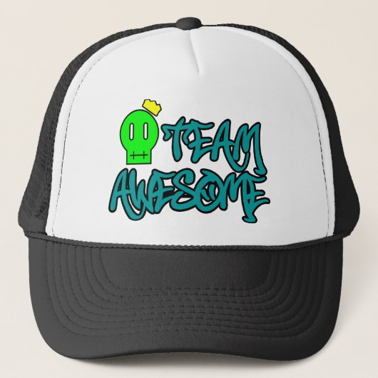 Team Geweldige Trucker Hat Pet (Voorkant)
