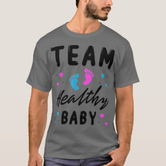 team gezonde baby Funny gender onthult partijsuppl T-shirt
