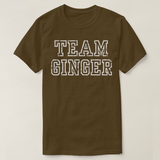Team Ginger T-shirt (Design voorkant)
