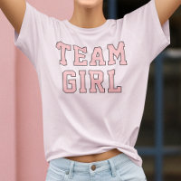 Team Girl Blush Roze Geslacht Reveal Dames