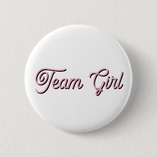 Team Girl Button