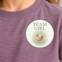 Team Girl Hen Farmhouse Geslacht Reveal Stemmen