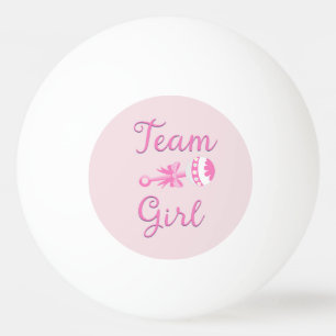 Team Girl met Rattle Pingpongballen