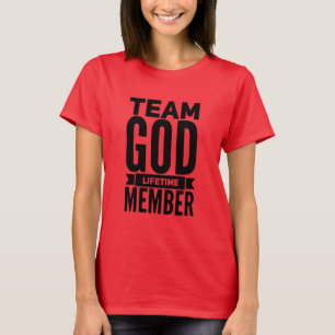 Team God Lifetime Lid T-shirt voor dames