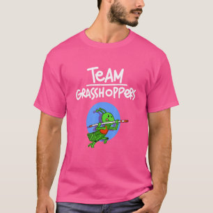 Team Grasshopping Animal Sports Cute Sporty Grassh T-shirt