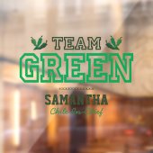 TEAM GREEN Member Raamsticker (Vel 2)