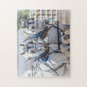 Team Grey Perchon Draft Horses Legpuzzel (Verticaal)