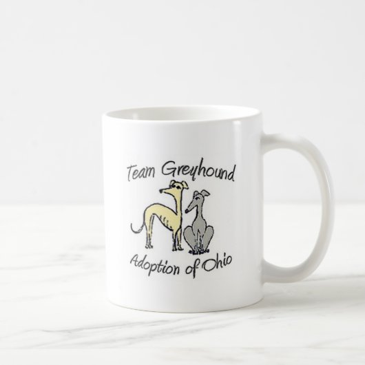Team Greyhound 2 Grays Logo Mok (Rechts)