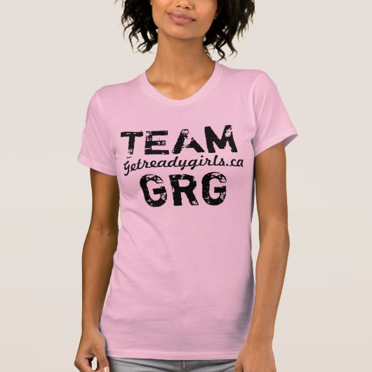 Team GRG roze tanktop (Voorkant)