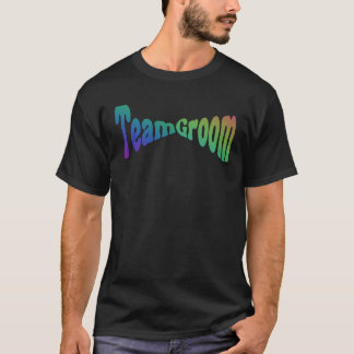 Team Groom Bachelor Bachelorette Party Bruiloft T-shirt