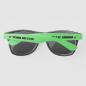 Team Groom Bachelor party lunettes de soleil coule (Dos)