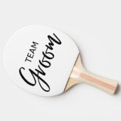 Team Groom Black Tafeltennisbatje (Zijkant)