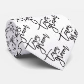 Team Groom Bow Cravate Bachelor Mariage Cravate (Roulé)