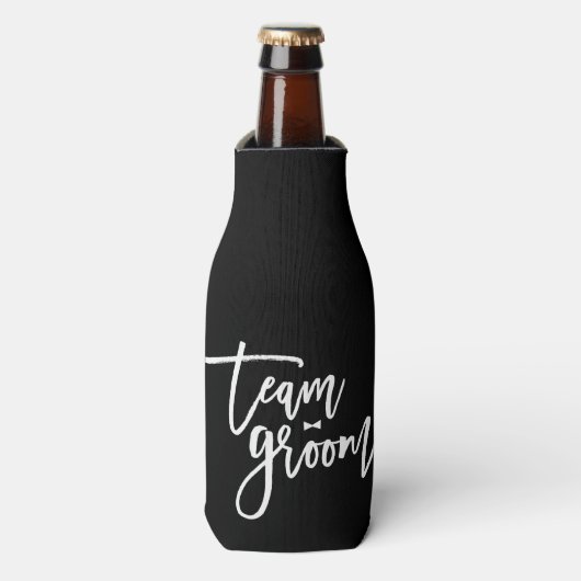 Team Groom Bow Cravate Bachelor Mariage Glacière (Bottle Devant)