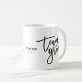 Team Groom Bow Cravate Bachelor Party Mariage Mug (Devant droit)