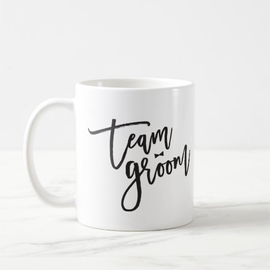 Team Groom Bow Cravate Bachelor Party Mariage Mug (Gauche)