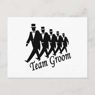 Team Groom Briefkaart