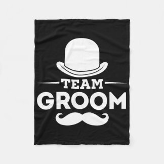 Team Groom Crew Party Squad Grooms Bachelor Fleece Deken